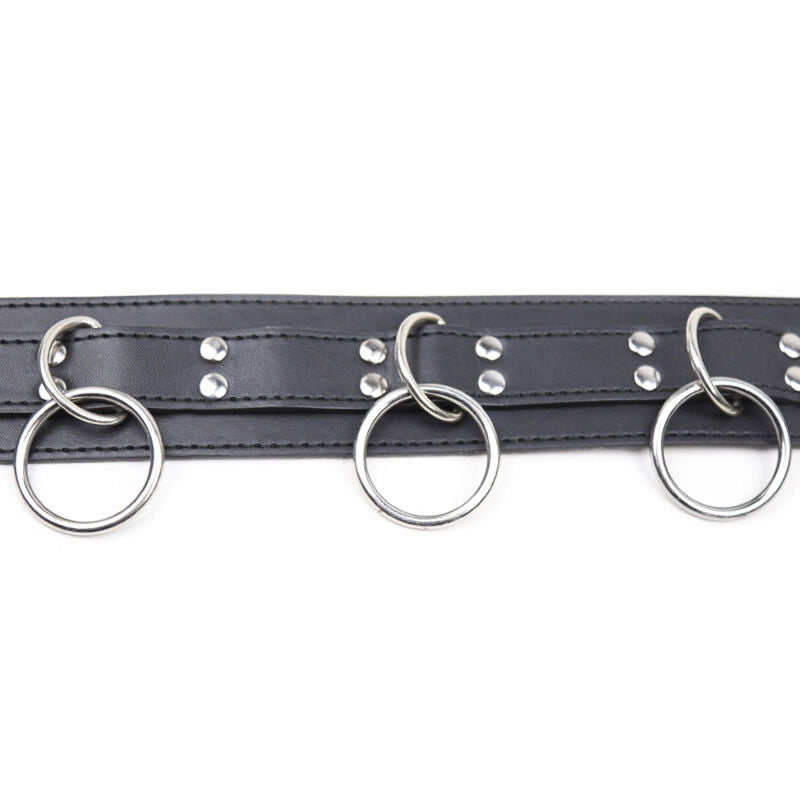 OHMAMA FETISH - SUBMISSION NECKLACE WITH 3 RINGS - 3