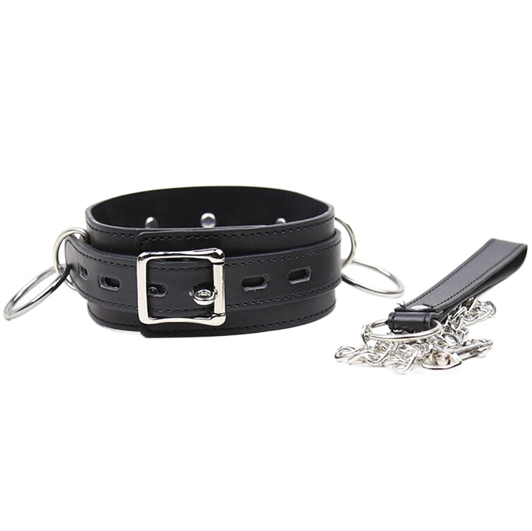 OHMAMA FETISH - SUBMISSION NECKLACE WITH 3 RINGS - 8
