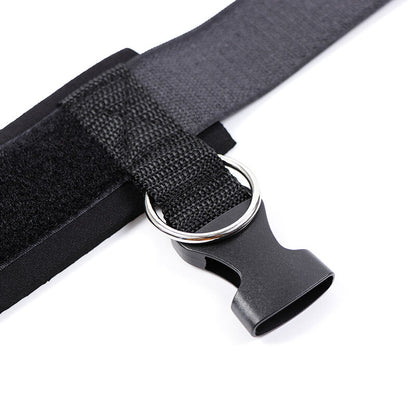 OHMAMA FETISH - NEOPRENE WRIST CLIP WITH HOOK AND RING