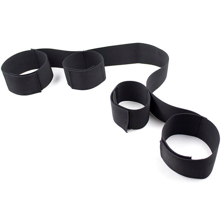 OHMAMA FETISH - SPREADER SOFT BAR FULL NYLON WRIST RESTRAINTS - 1