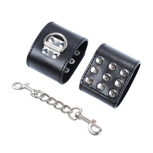 OHMAMA FETISH - WRIST RESTRAINTS SNAP FASTEN METAL - 1