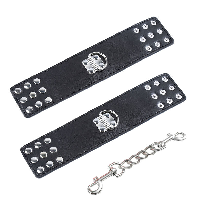 OHMAMA FETISH - WRIST RESTRAINTS SNAP FASTEN METAL - 2