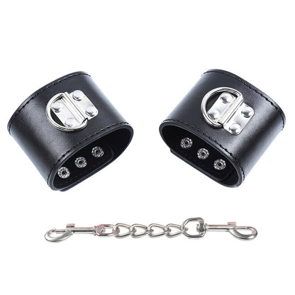 OHMAMA FETISH - WRIST RESTRAINTS SNAP FASTEN METAL - 7