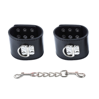 OHMAMA FETISH - WRIST RESTRAINTS SNAP FASTEN METAL - 8