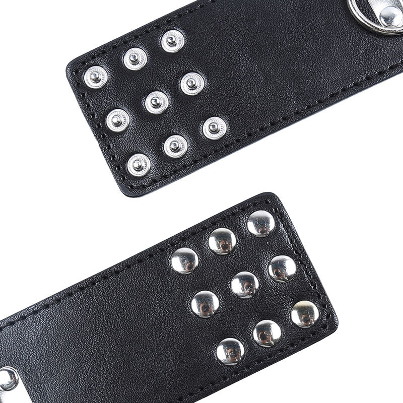 OHMAMA FETISH - WRIST RESTRAINTS SNAP FASTEN METAL - 9