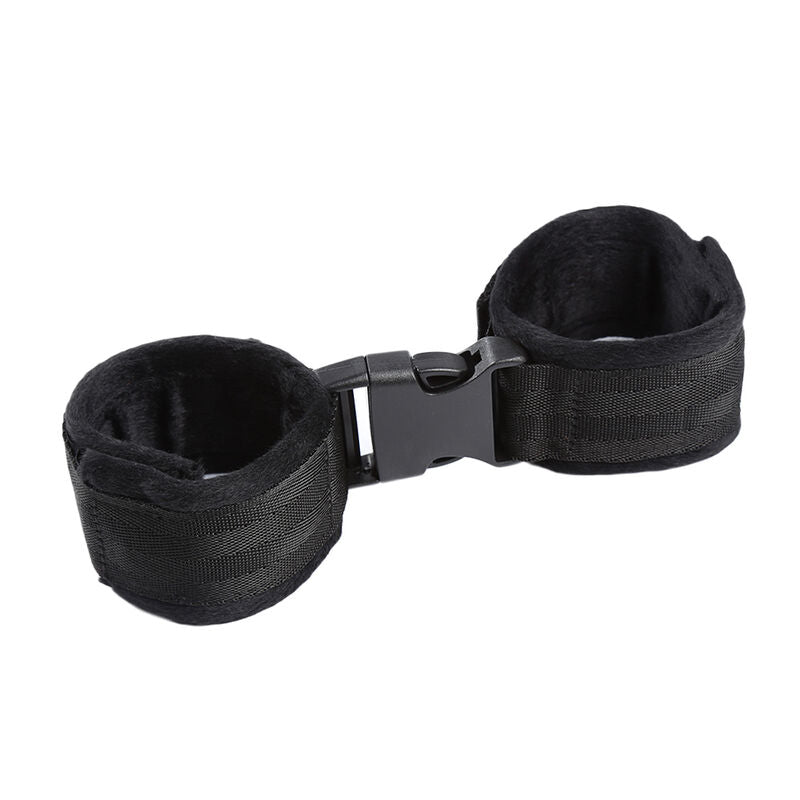 OHMAMA FETISH - HOOK AND LOOP FASTENER NYLON WRIST RESTRAINTS - 5