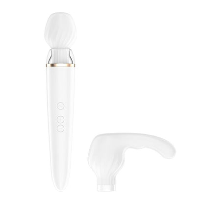 SATISFYER - DOUBLE WANDER WHITE APP