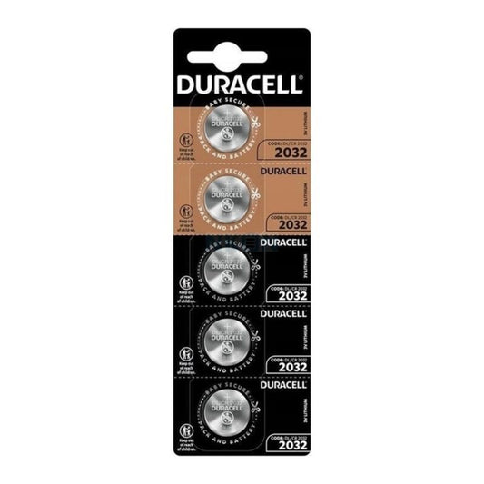 DURACELL - BUTTON BATTERY LITIO CR2032 3V 5 UNIT - 1