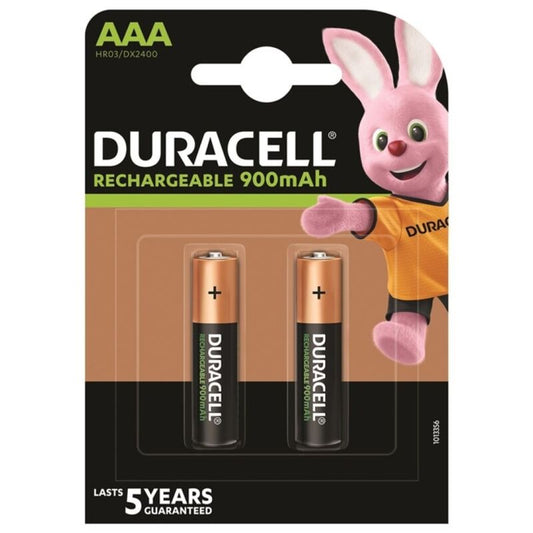 DURACELL - RECHARGEABLE BATTERY HR03 AAA 900mAh 2 UNIT - 1