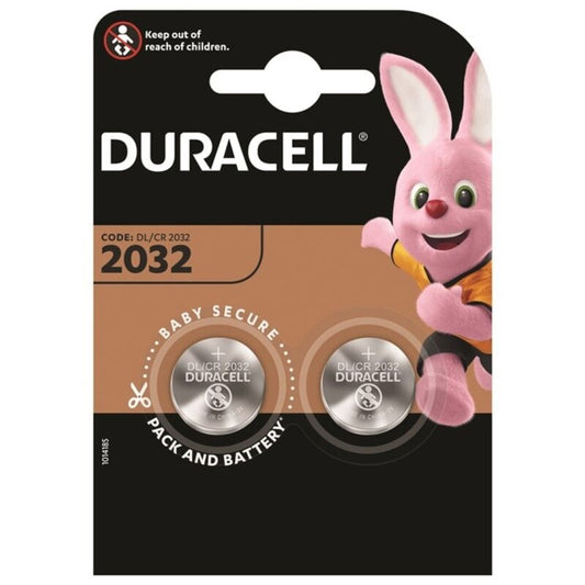 DURACELL - BUTTON BATTERY LITIO CR2032 3V 2 UNIT - 1