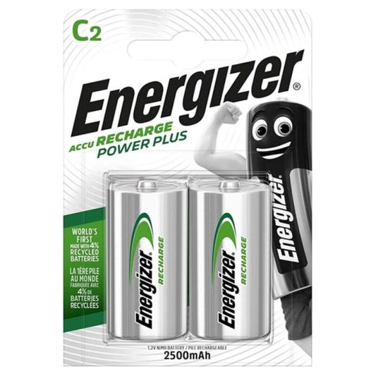 ENERGIZER - POWER PLUS RECHARGEABLE BATTERY HR14 C 2500mAh 2 UNIT - 1
