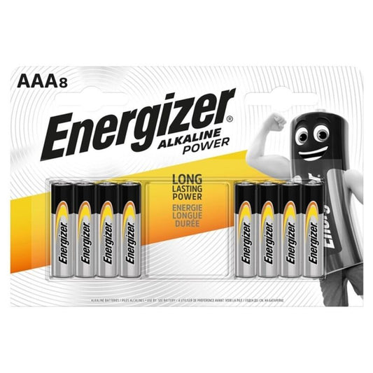 ENERGIZER - ALKALINE BATTERY POWER AAA LR03 8 UNIT - 1