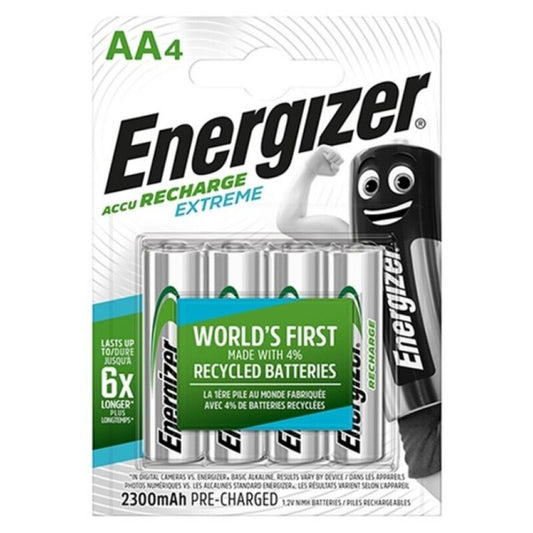 ENERGIZER - EXTREME RECHARGEABLE BATTERY HR6 AA 2300mAh 4 UNIT - 1