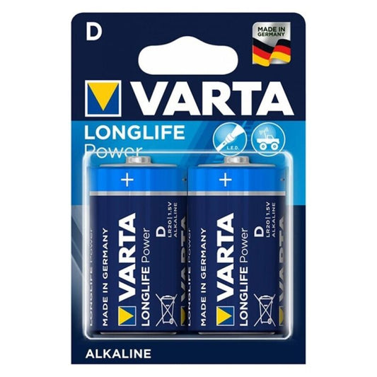 VARTA - LONGLIFE POWER ALKALINE BATTERY D LR20 2 UNIT - 1