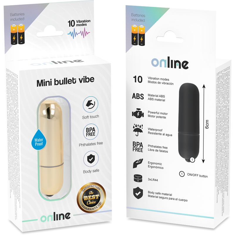 ONLINE - MINI BULLET VIBE GOLDEN - 2