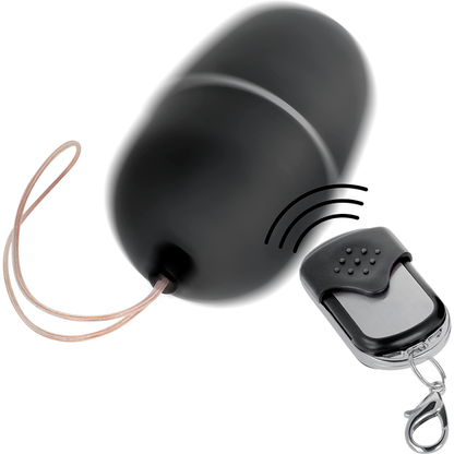 ONLINE - REMOTE CONTROL VIBRATING EGG M BLACK - 4