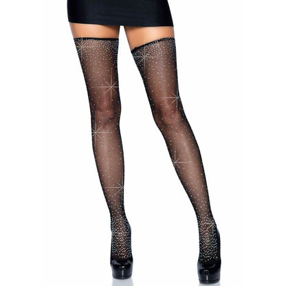 LEG AVENUE - GARTER BELT AND STOCKINGS SET ONE SIZE - 6
