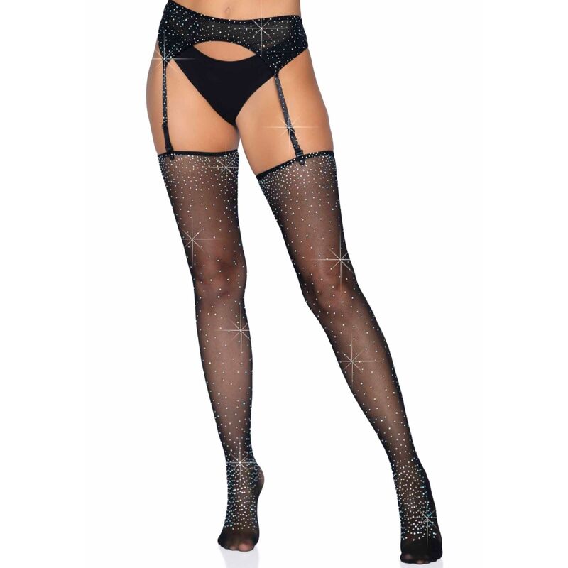 LEG AVENUE - GARTER BELT AND STOCKINGS SET ONE SIZE - 7