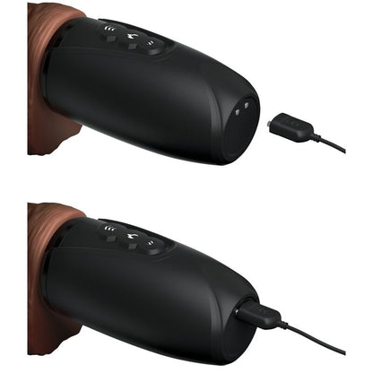 KING COCK - PLUS TRIPLE THREAT TEINT MARRON