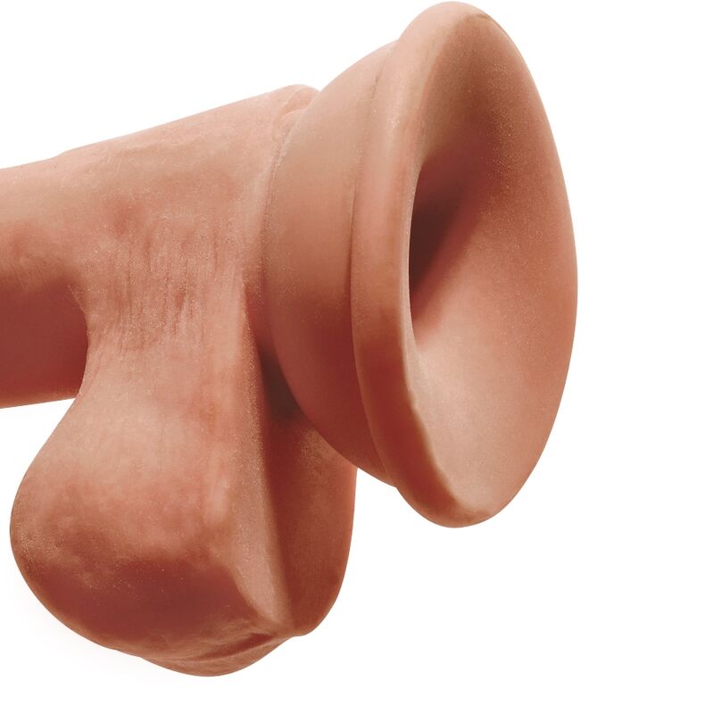 KING COCK - PLUS 3D DILDO WITH BALLS 17 CM - 3