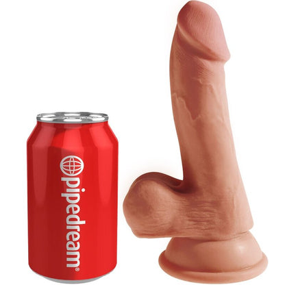 KING COCK - PLUS 3D DILDO WITH BALLS 17 CM - 2