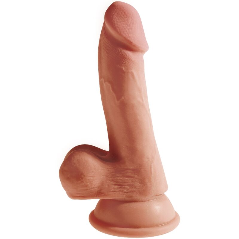 KING COCK - PLUS 3D DILDO WITH BALLS 17 CM - 8