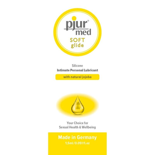 PJUR - MED SOFT GLIDE SILICONE LUBRICANT 1.5 ML - 1
