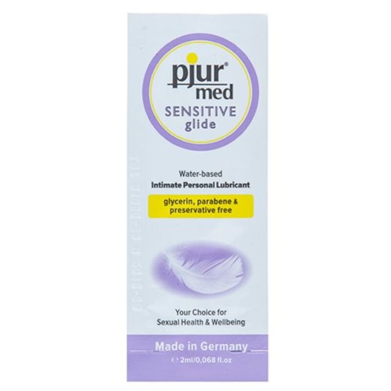PJUR - MED SENSITIVE GLIDE WATER BASED LUBRICANT 2 ML - 1