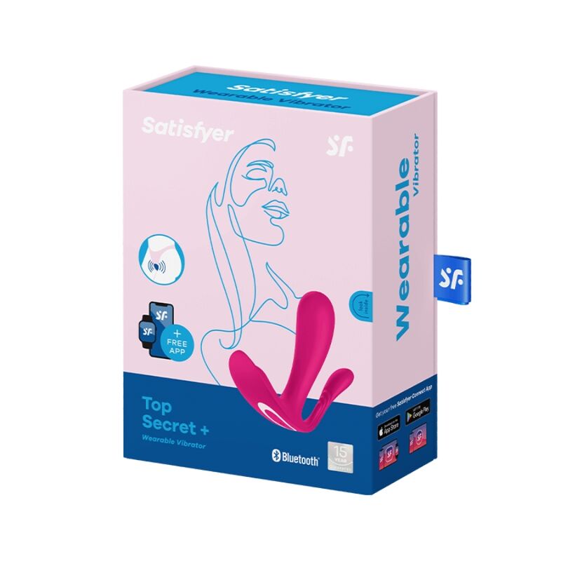 SATISFYER - TOP SECRET + VIBRATOR PINK - 2