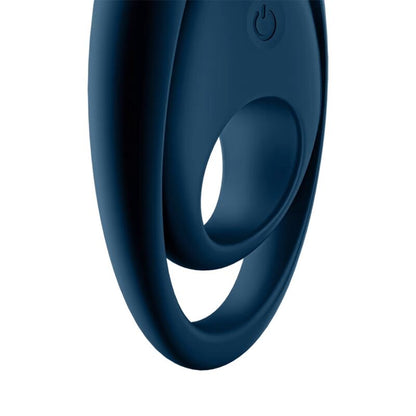 SATISFYER - GLORIOUS DUO RING VIBRATOR BLUE - 2