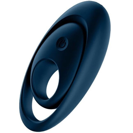 SATISFYER - GLORIOUS DUO RING VIBRATOR BLUE - 1