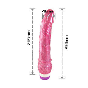 BAILE - REALISTIC RED VIBRATOR 23 CM - 1