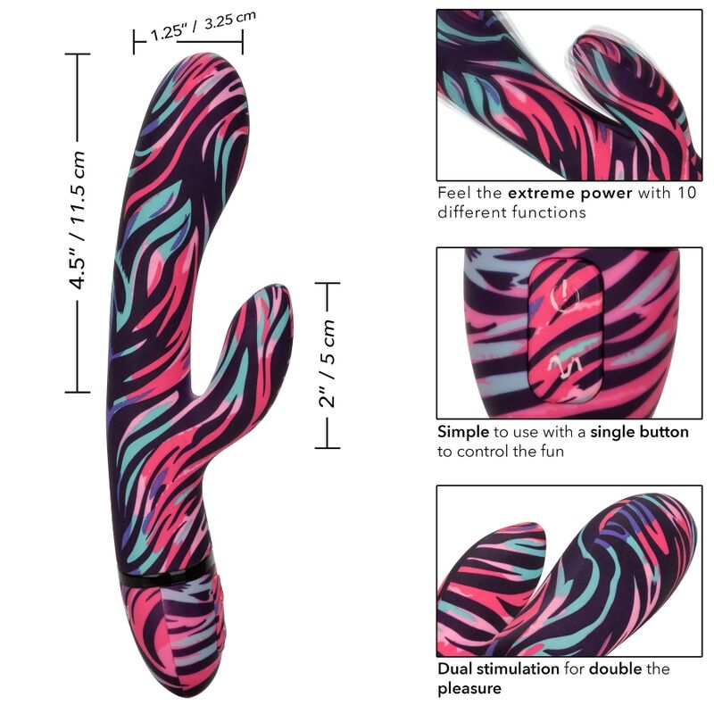 CALEXOTICS - MENAGE A MOI DUAL WAND VIBRATOR - 8