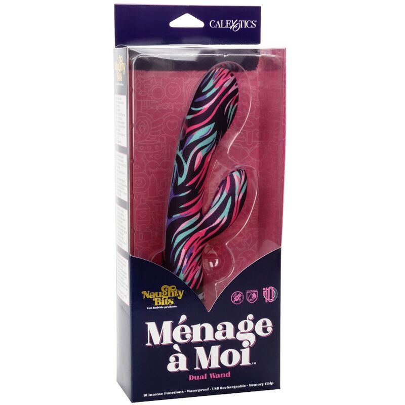 CALEXOTICS - MENAGE A MOI DUAL WAND VIBRATOR - 9