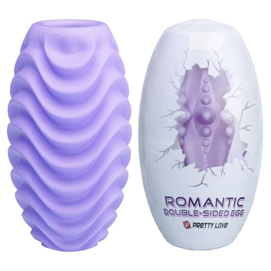 PRETTY LOVE - DOUBLE SIDED LILAC MASTURBATOR EGG - 1
