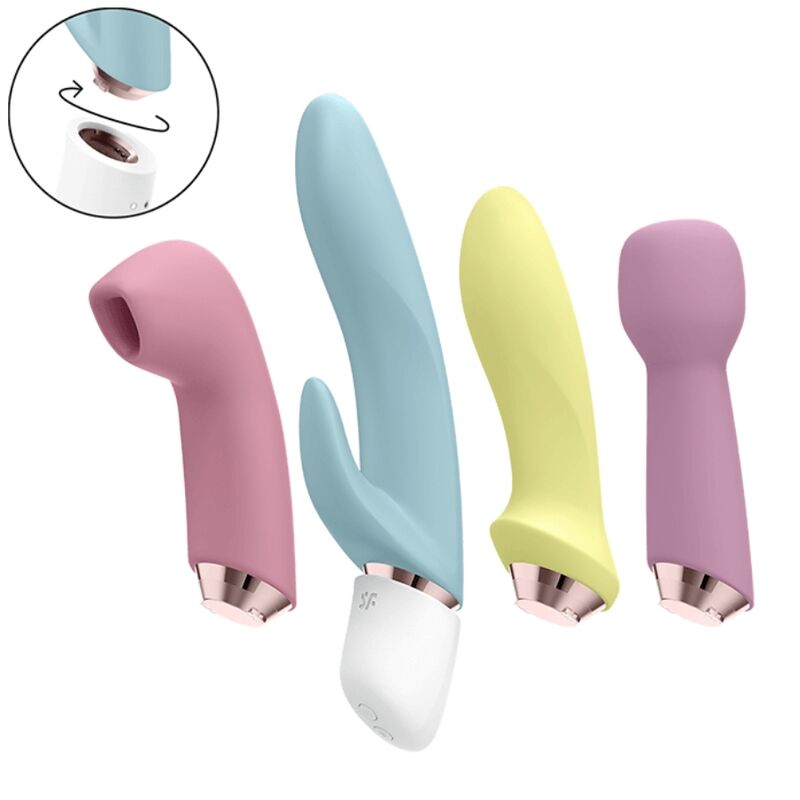 SATISFYER - MARVELOUS FOUR VIBRATOR AND PULSE SET