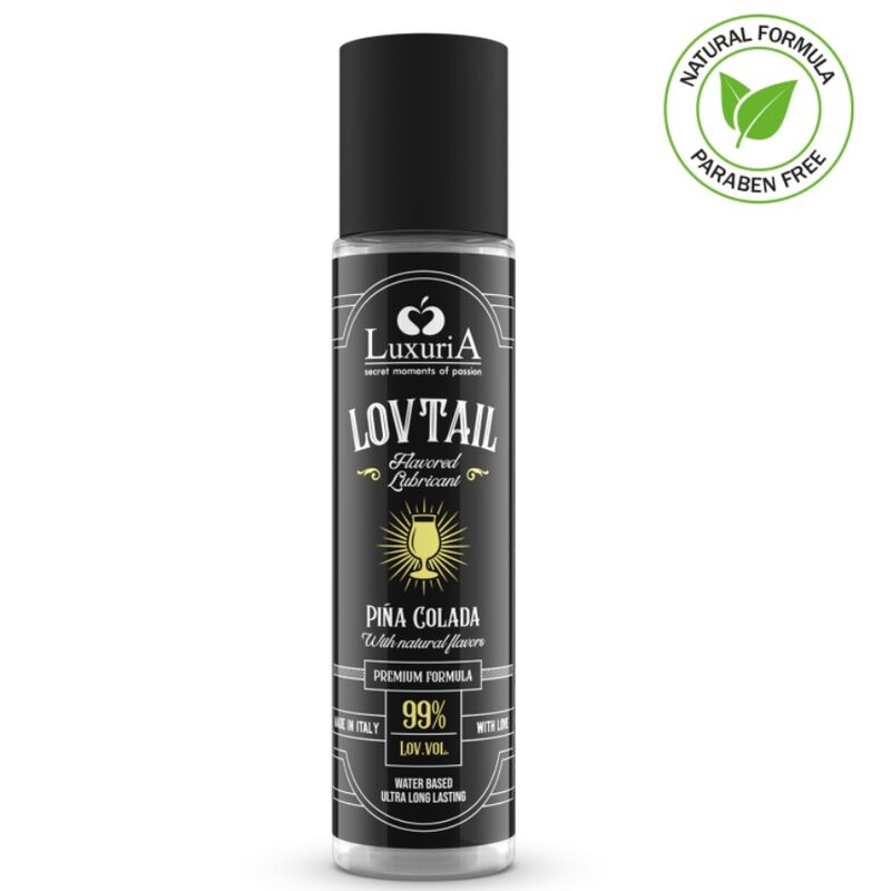 INTIMATELINE - LUXURIA WATER BASED LOVTAIL LUBRICANT PIÑA COLADA 60 ML - 1