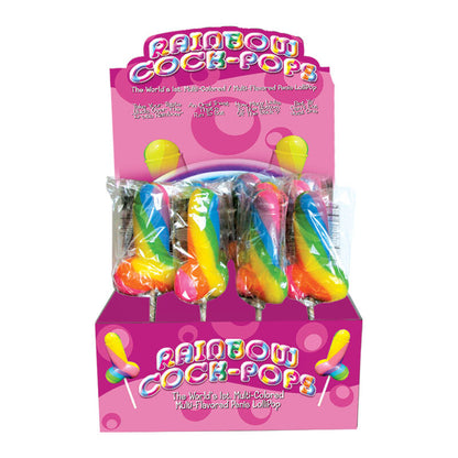 PRIDE - SPENCER & FLEETWOOD RAINBOW COCK LGBT LOLLIPOP - 1