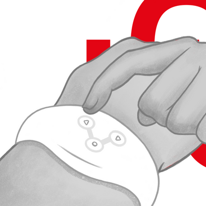 WATCHME - WHITE WIRELESS WATCH