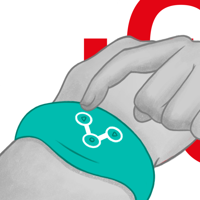 WATCHME - MONTRE À TECHNOLOGIE SANS FIL AIGUE-MARINE