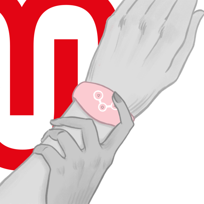 WATCHME - WIRELESS TECHNOLOGY WATCH SOFT PINK - 11