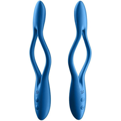SATISFYER - ELASTIC GAME MULTI VIBRATOR BLUE - 3