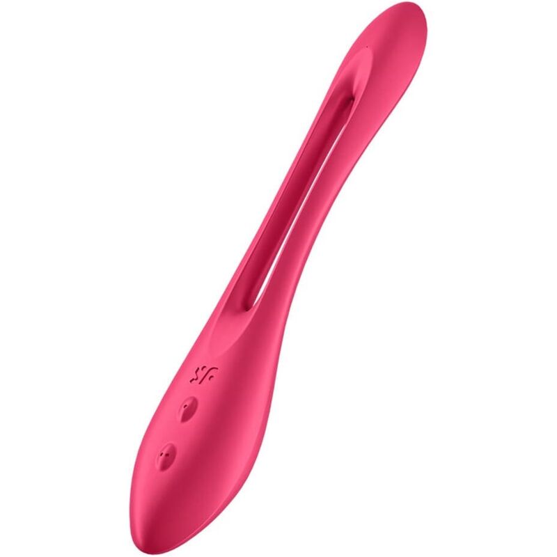 SATISFYER - ELASTIC JOY MULTI VIBRATOR RED - 4