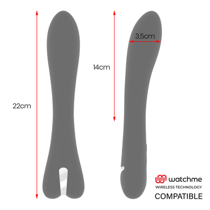 BRILLY GLAM - RYAN VIBRATOR WATCHME COMPATIBLE WITH WIRELESS TECHNOLOGY