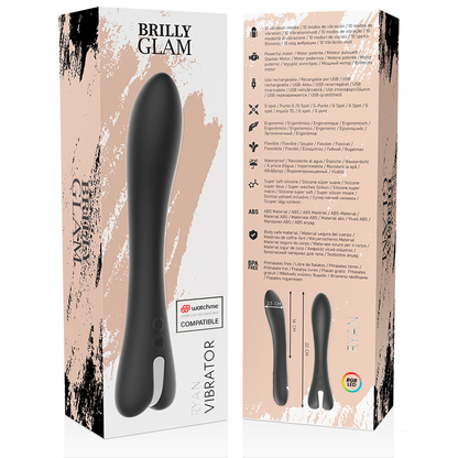 BRILLY GLAM - RYAN VIBRATOR WATCHME WIRELESS TECHNOLOGY COMPATIBLE - 10