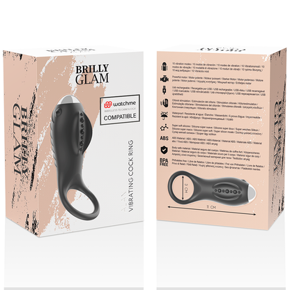 BRILLY GLAM - ALAN COCK RING WATCHME WIRELESS TECHNOLOGY COMPATIBLE - 11