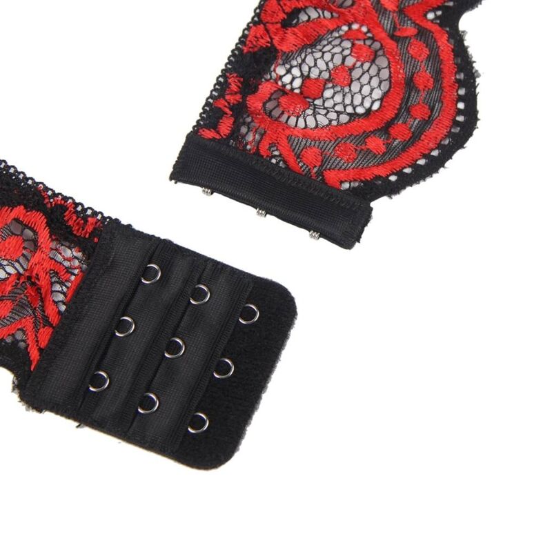 SUBBLIME - TWO-PIECE SET: LACE TOP AND PANTIES, L/XL