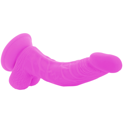 DIVERSIA - FLEXIBLE VIBRATING DILDO PURPLE 21.5 CM -O- 4.5 CM - 6