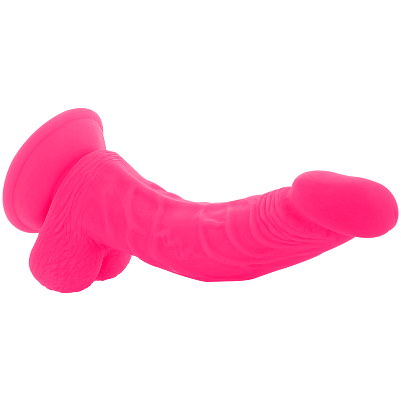 DIVERSIA - FLEXIBLE VIBRATING DILDO PINK 21.5 CM -O- 4.5 CM - 6