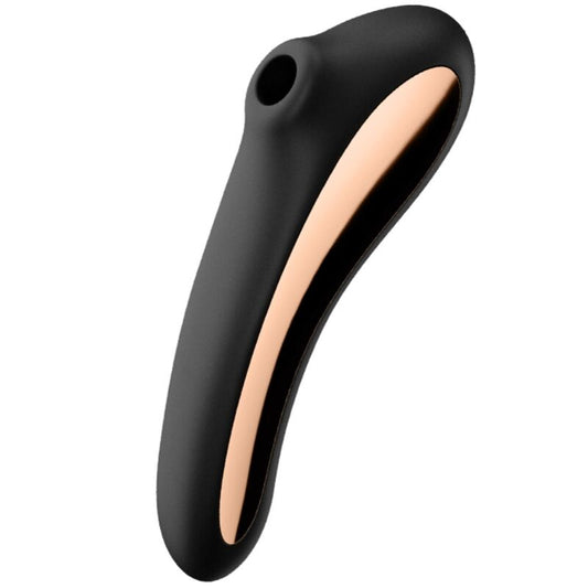 SATISFYER - DUAL KISS AIR PULSE VIBRATOR BLACK - 1